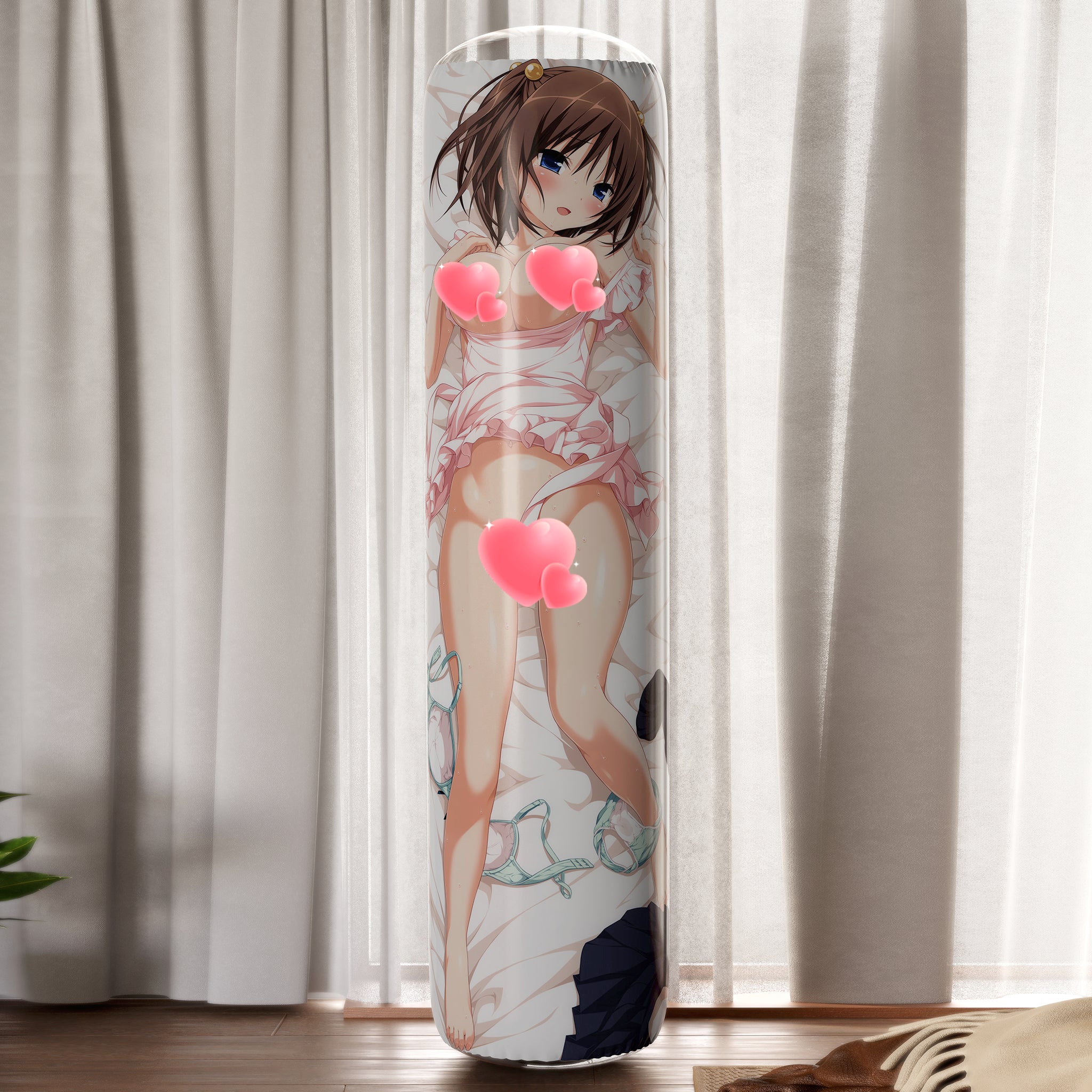 Yayoi B Lutwidge (Brown Hair Ver.) - Anime Inflatable Cylinder Pillow Fan-Art Edition