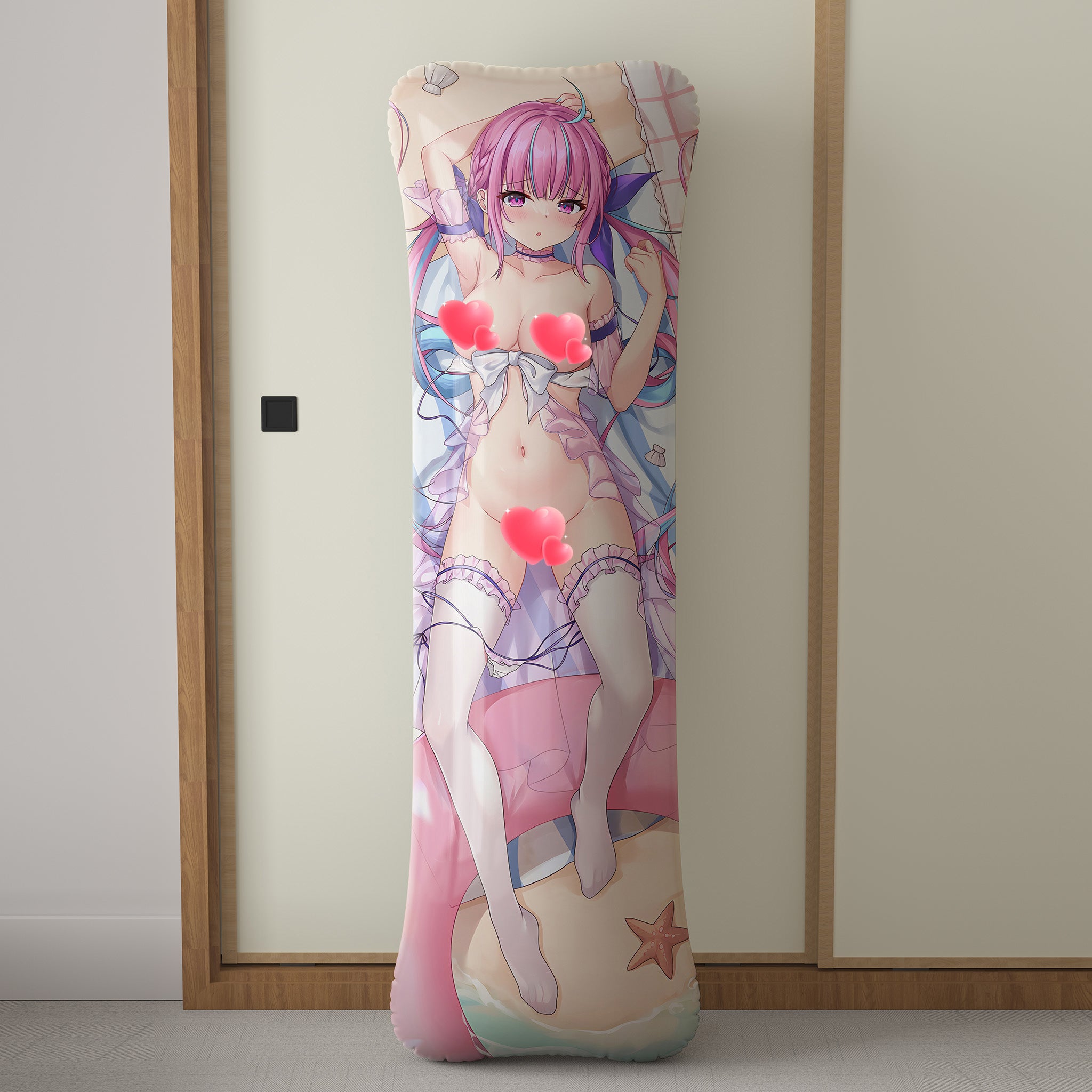 Minato Aqua (Summer Ver.) - Anime Inflatable Body Pillow Fan-Art Edition