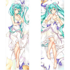 Hatsune Miku (White Dress with Wisteria Ver.) - Anime Inflatable Body Pillow Fan-Art Edition