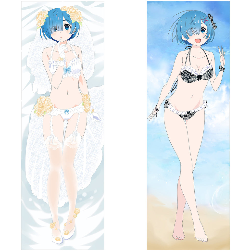 Rem (Summer Bride Ver.) - Anime Inflatable Body Pillow Fan-Art Edition