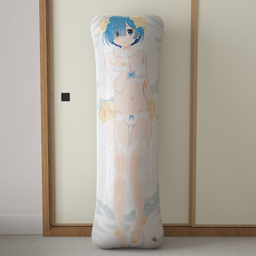 Rem (Summer Bride Ver.) - Anime Inflatable Body Pillow Fan-Art Edition