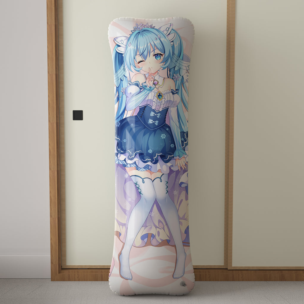 Hatsune Miku (Snow Princess Ver.) - Anime Inflatable Body Pillow Fan-Art Edition