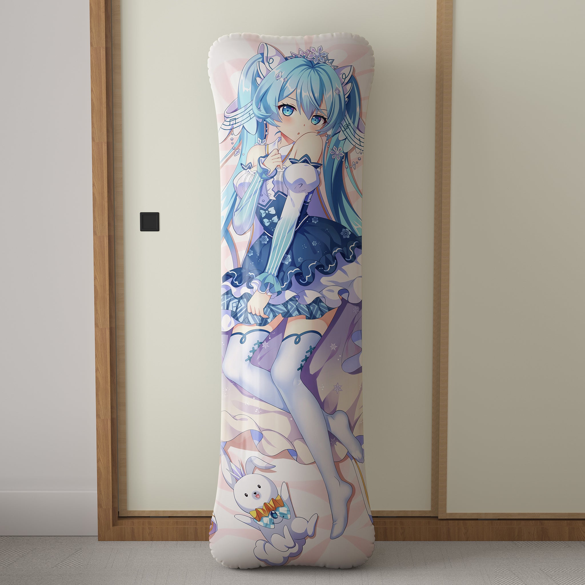 Hatsune Miku (Snow Princess Ver.) - Anime Inflatable Body Pillow Fan-Art Edition