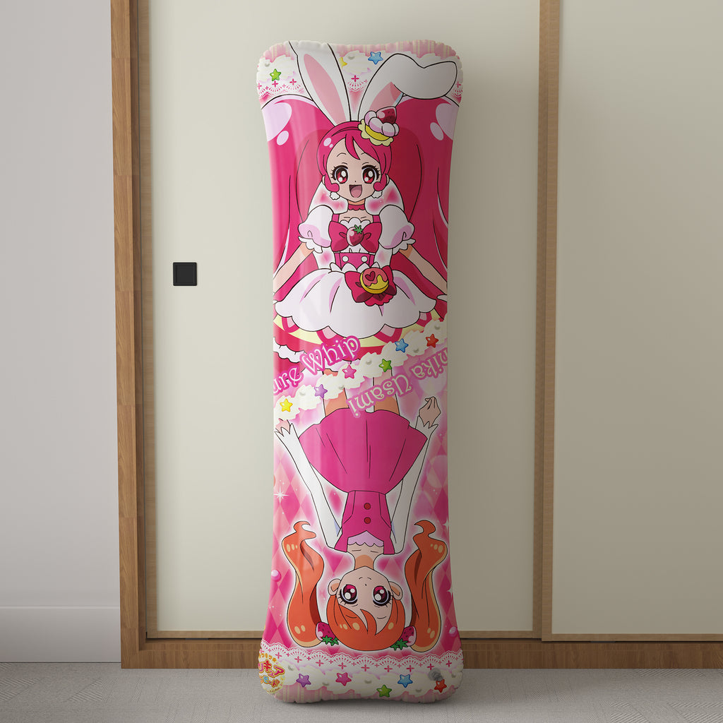 Cure Whip & Cure Custard A - Anime Inflatable Body Pillow Fan-Art Edition