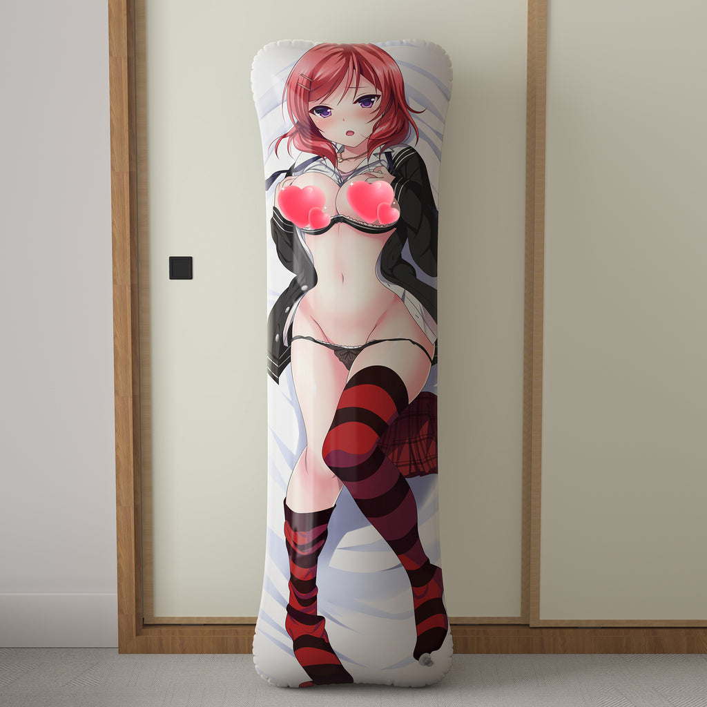 Maki (Striped Socks Ver.) -  Anime Inflatable Body Pillow Fan-Art Edition