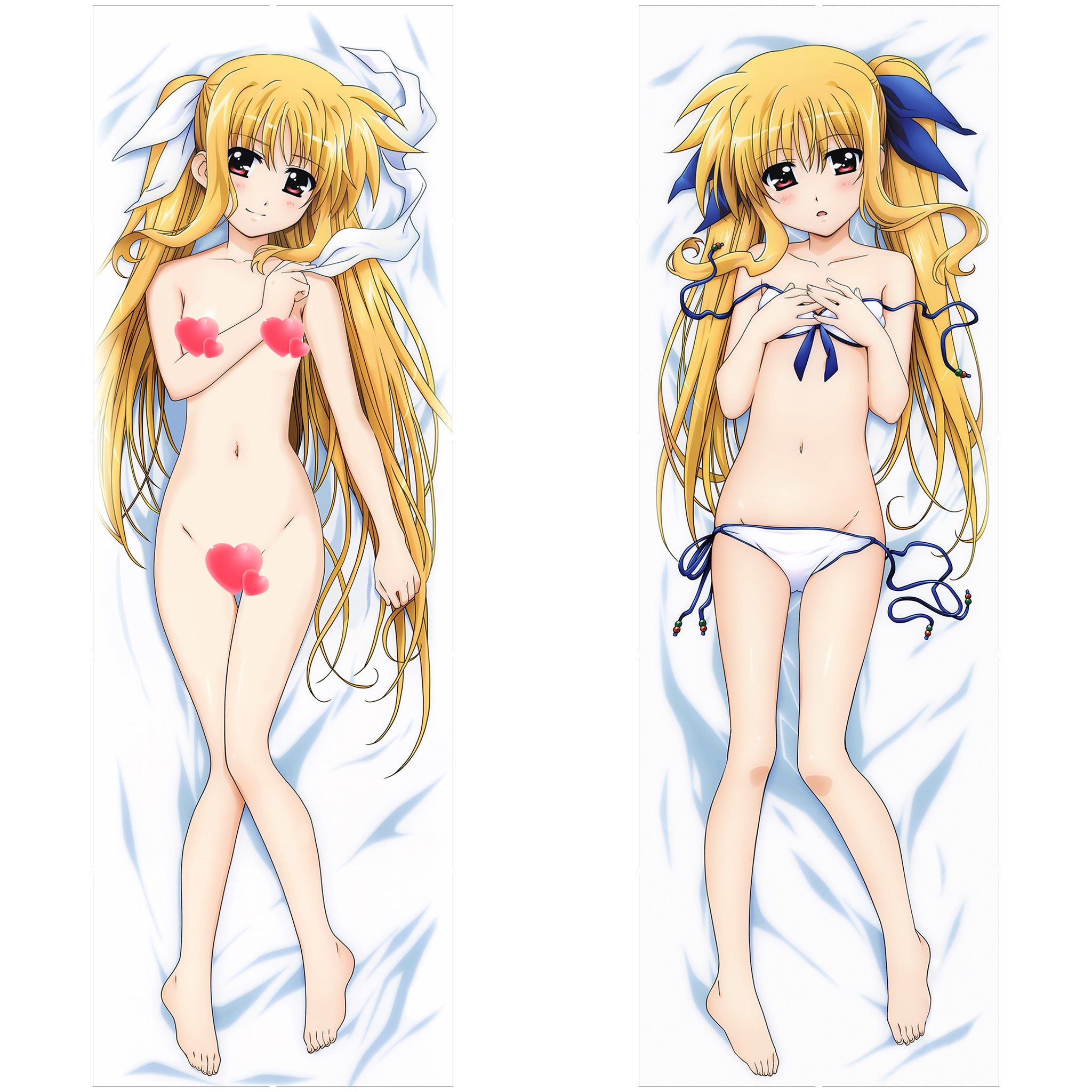 Fate Testarossa(White Bikini Ver.) - Anime Inflatable Body Pillow Fan-Art Edition