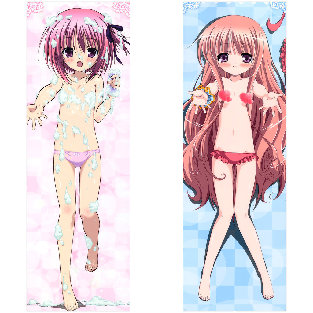 Minato Tomoka & Hakamada Hinata(Summer Ver.) - Anime Inflatable Body Pillow Fan-Art Edition