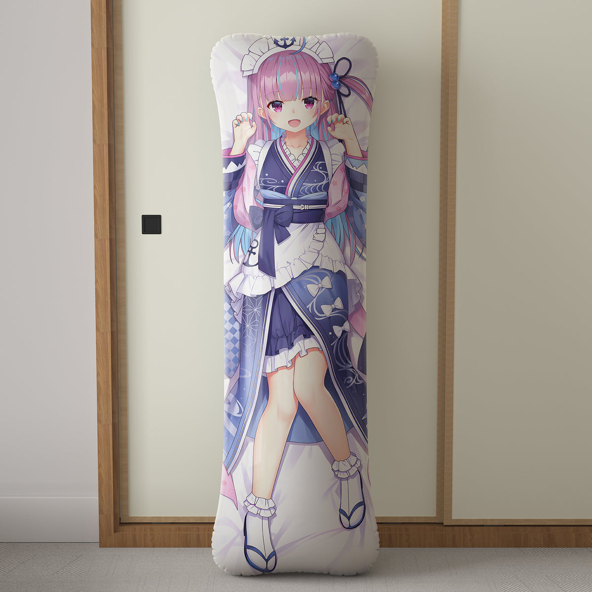 Minato Aqua (Yukata Ver.) - Anime Inflatable Body Pillow Fan-Art Edition