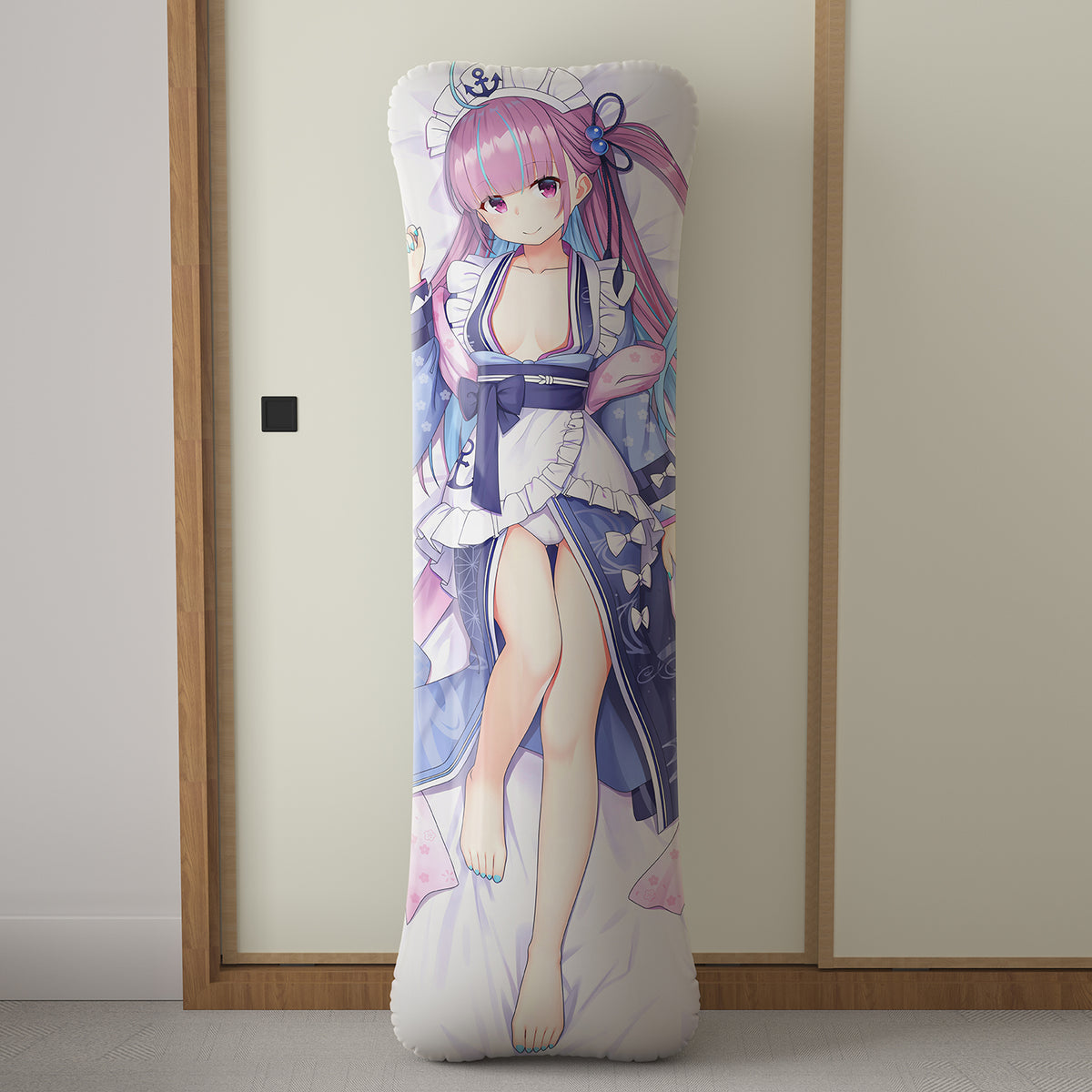 Minato Aqua (Yukata Ver.) - Anime Inflatable Body Pillow Fan-Art Edition