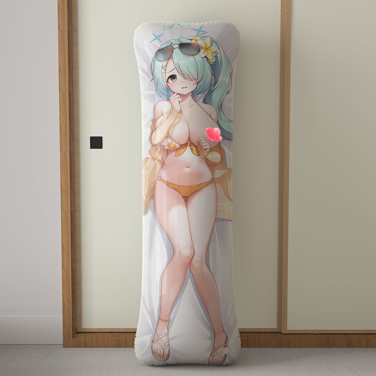 Tsuchinaga Hiyori (Summer Ver.) - Anime Inflatable Body Pillow Fan-Art Edition