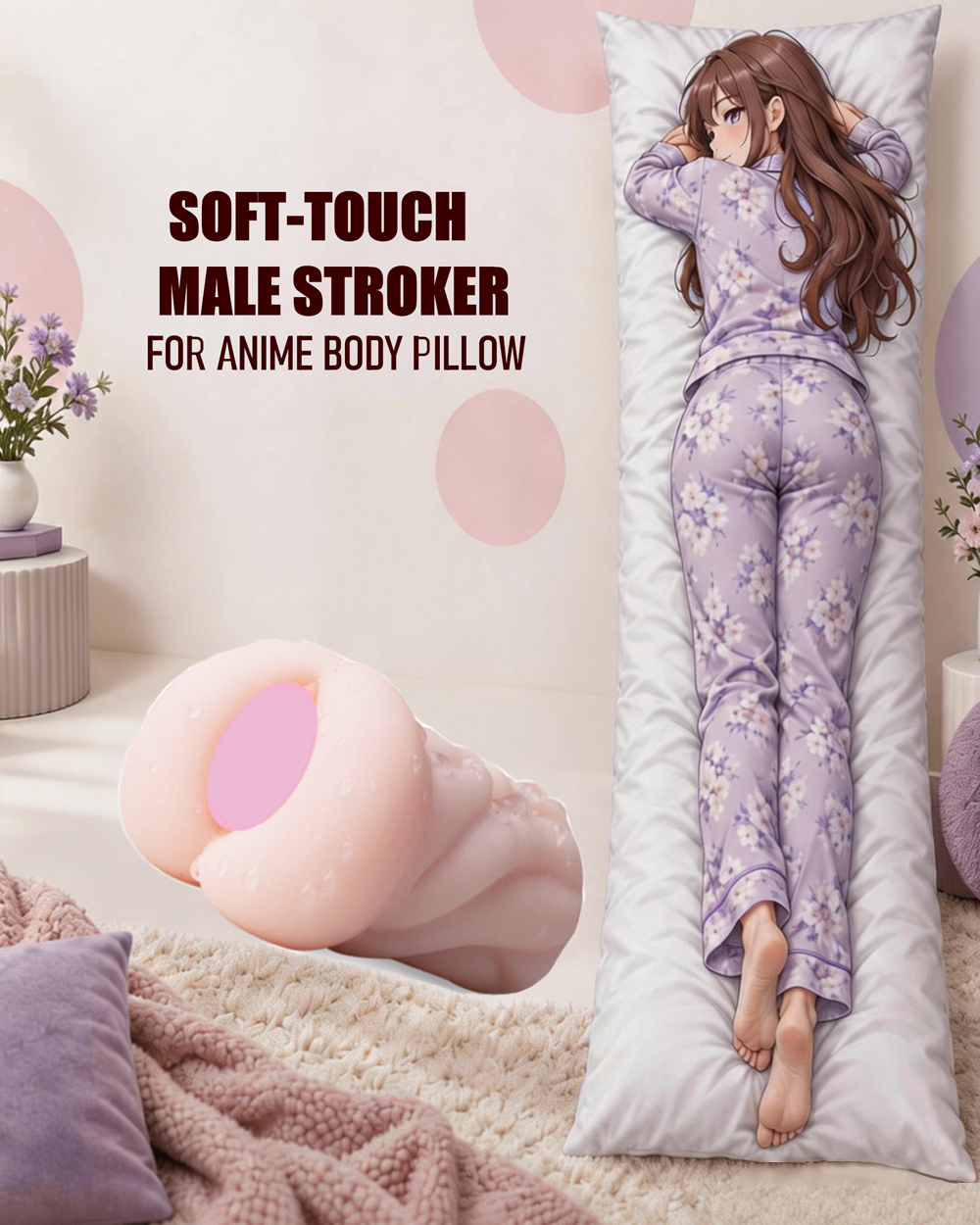 Realistic Soft-Touch Male Stroker – Reusable Personal Wellness Sleeve
